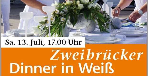 13. Juli 2019, Zweibrücker Dinner in Weiß 2019