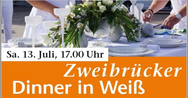 13. Juli 2019, Zweibrücker Dinner in Weiß 2019
