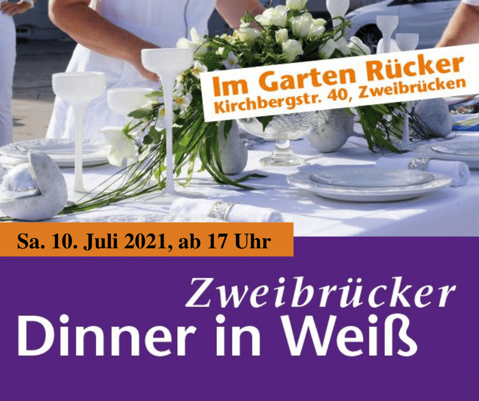 Anzeige Dinner in weiß 2021