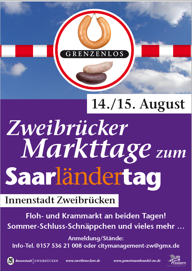 You are currently viewing Saarländertag um Markt-Sonntag ergänzt
