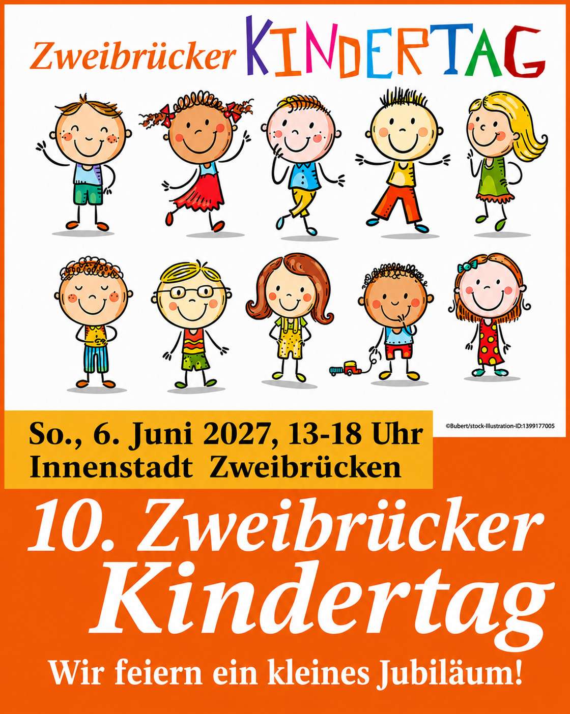 Mehr über den Artikel erfahren Ausblick 2027 | Vorankündigung – 10. Zweibrücker Kindertag